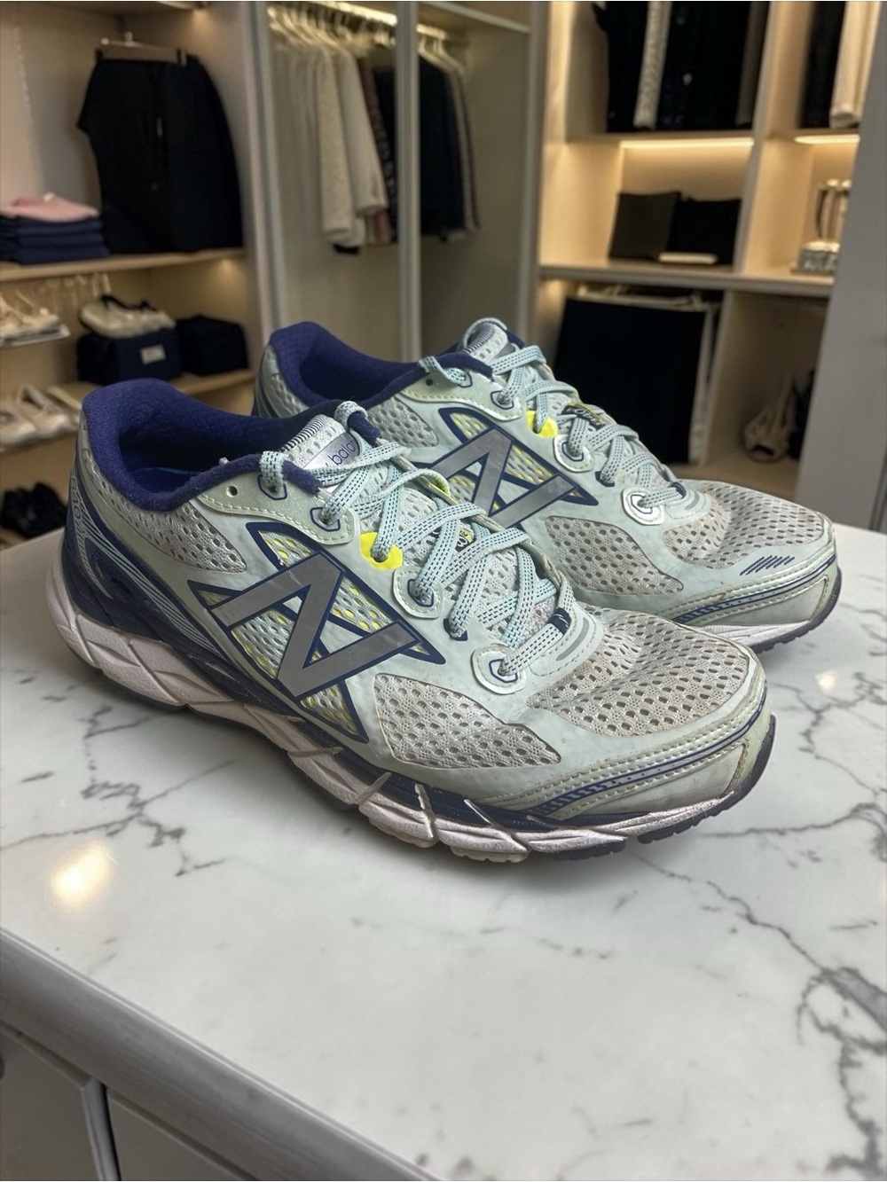 New Balance 840 v3 Women's Gray Blue Running Shoes Size 10